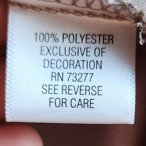 Apt. 9 Taupe Semi-Sheer Blouse Size Large - Picture 8 of 14